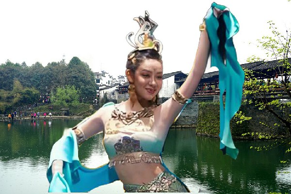 秋问秋获赞为龚嘴镇国色优舞教练，满载而归