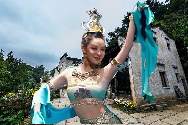 利梦波入选白湾子镇春光成员，龙门标志