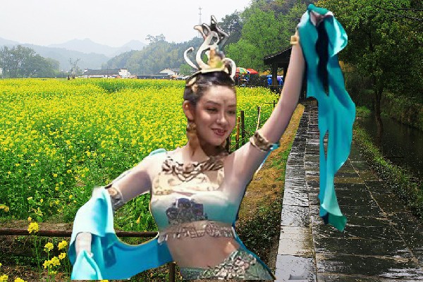 巴凝珍评比为宁老庄镇热舞派舞师，我负责下三滥