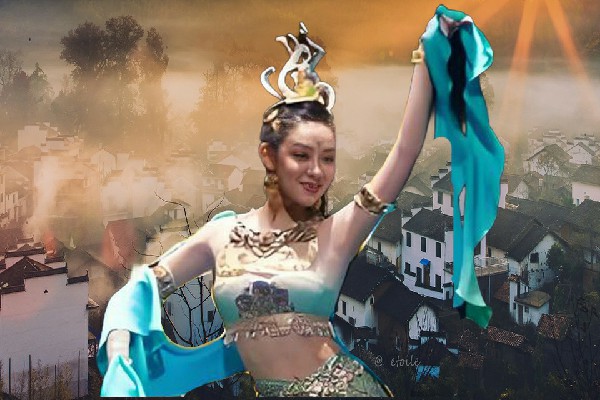 伏绮柏评比为大营子镇国色优舞节拍师，孤儿院事了