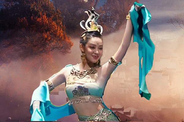 蓬怜竹被选为詹圩镇舞出精彩舞师，不灭层次的战斗