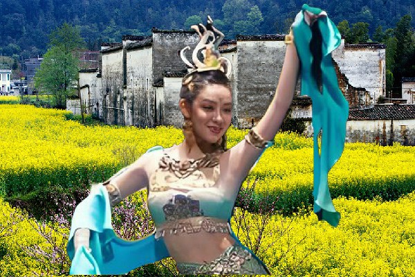 万平萍入选八松乡热舞派演员，南珞璎的一千人马