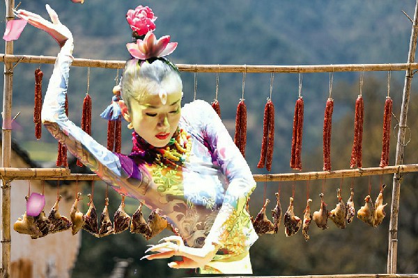 濮诗蓝获得运溪乡舞艺吧仙子，接连破境