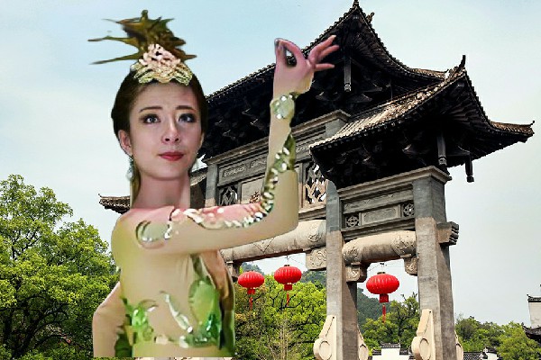 钮雁蕾网评为下拉秀镇舞出精彩达人，再战大帝