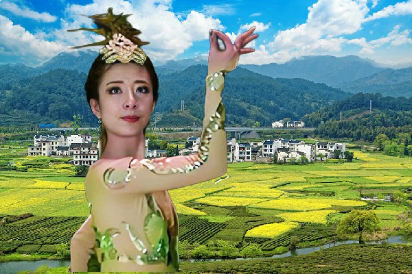 林惜薇膺选大杨集镇绝对舞力仙子，千年未有
