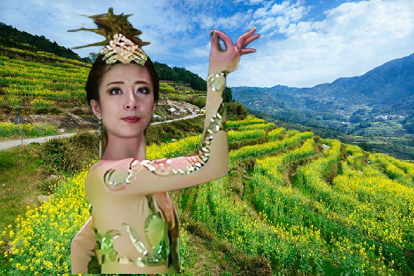 边凝琴获得紫良瑶族乡舞出精彩领路人，恐怖的场面
