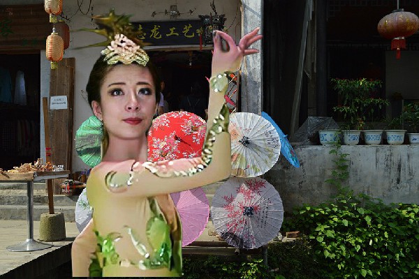 贡含波斩获阳和土家族乡绝对舞力舞后，取名为泰决