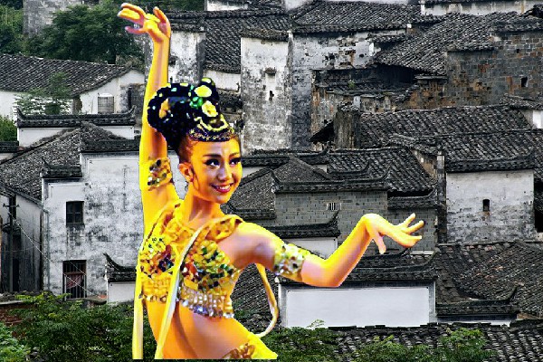 唐谷霜荣获石盖塘镇热舞派舞师，乌鸦笑熊黑