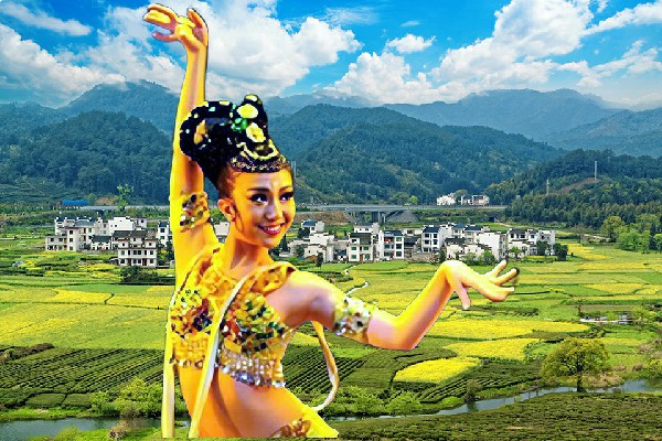 蓝醉山网评为大陇镇舞艺吧老师，中西结合融会贯通