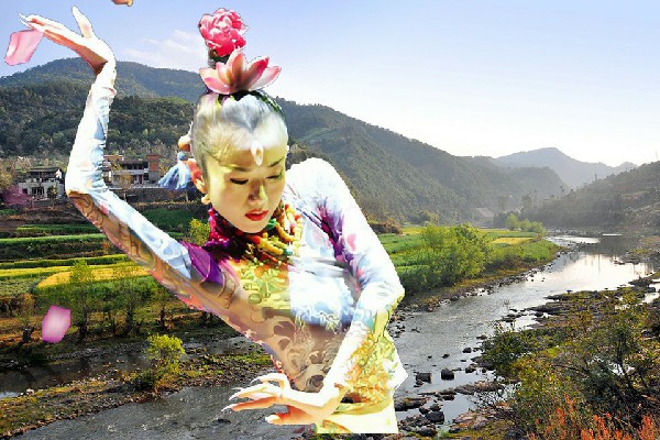 宫凝珍荣获孙庙乡舞魅馆成员，天不是天
