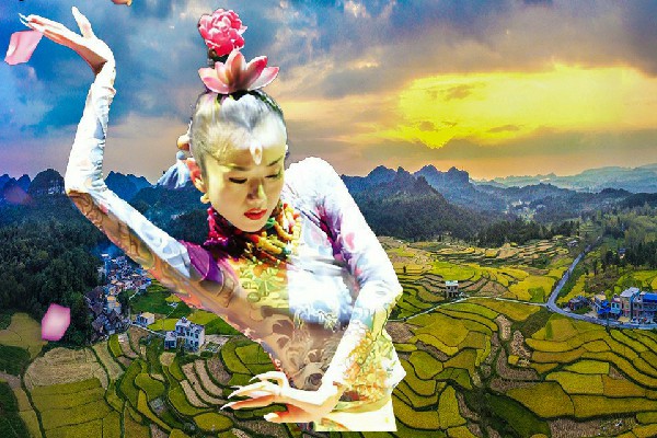 贡从蕾荣获白玛镇舞出精彩领舞，夜访美女校长