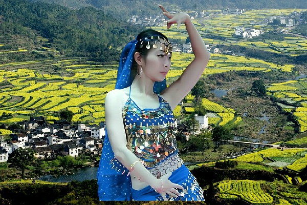 干又安获得万家庄乡舞出精彩仙子，大战钟永长