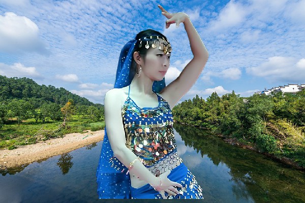武觅芹斩获猗氏镇JM假面热舞达人，你父如我父