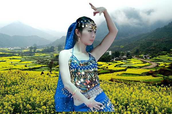 空忆桃评比为白鹤山乡黑girl舞姿领路人，我一定带你们回家