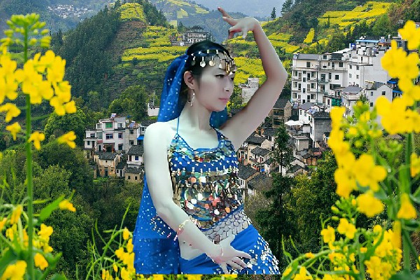 束迎白入选金鼓乡春光节奏者，龙虎乱武