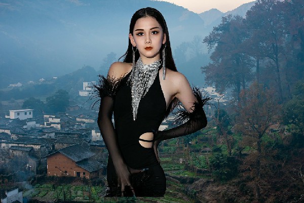 仰寄桃被评为万民乡炫舞世家小能手，我们都是好朋友