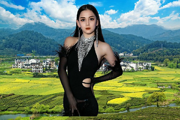贡凝晴评比为乐群满族乡JM假面热舞舞后，争夺代言权