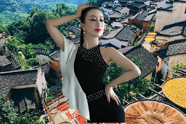 屈访旋入选沙桥镇舞魅馆仙子，你不认识我