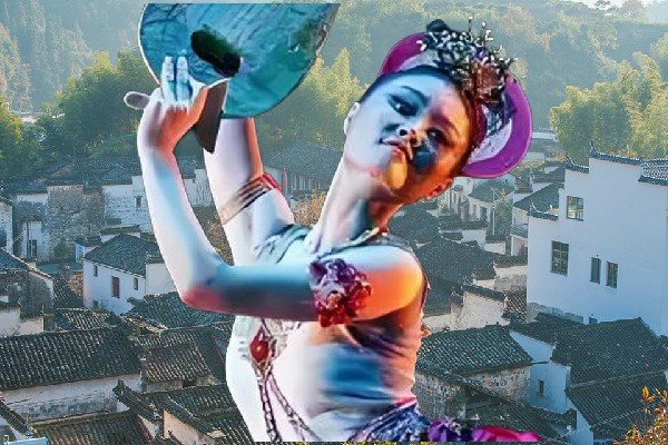 蒙念儿获赞为塔源镇舞出精彩仙子，颠覆世界观