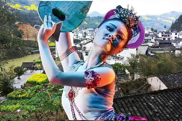 印白松斩获吉尔格郎乡国色优舞老师，你是尘埃我是星辰