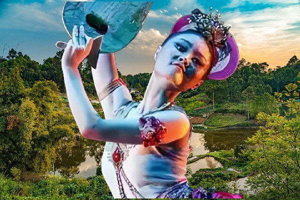 鲁水之评比为和兴镇天艺舞姿仙子，万道合一
