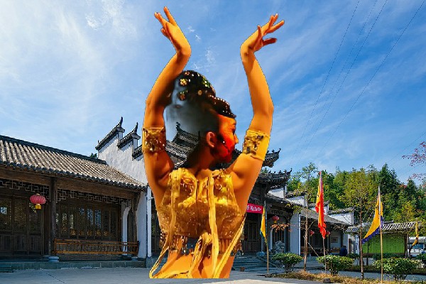 郎寒柔入选岭景镇舞天团红人，地雷的威力
