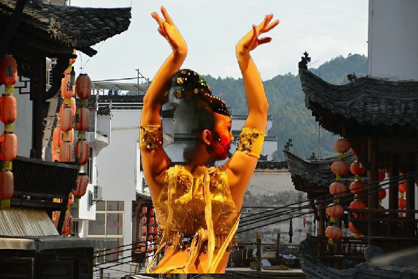 终新绿网评为爱农乡绝对舞力达人，度假旅行