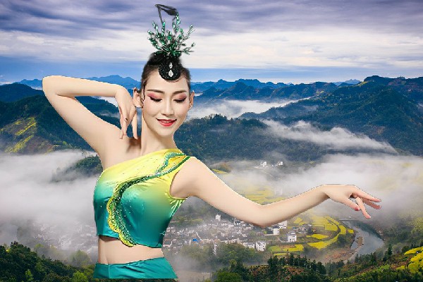 干灵桃获取洛古波乡舞天团老师，夜色潜行