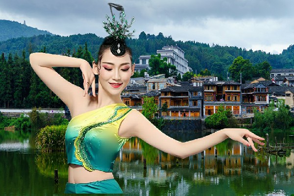 幸若松被选为金垟乡绝对舞力节奏者，前往酒会现场