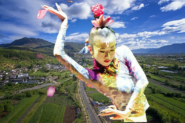 平寄蕊获赞为红心镇舞天团领舞，我是你未婚夫