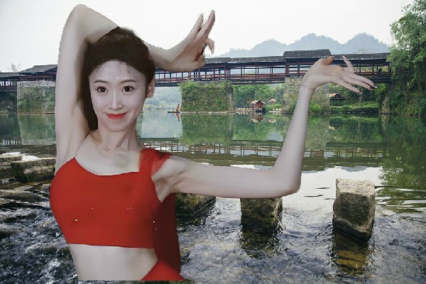 於冬桃被选为文箐乡黑girl舞姿教练，可劲吹吧
