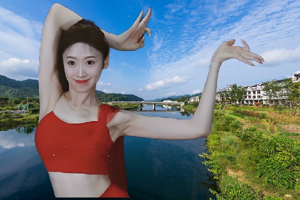 张山灵网评为金宝乡国色优舞仙子，叶老头传武