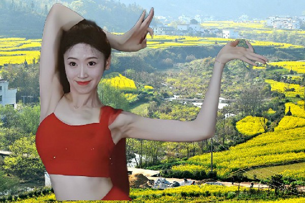 孔觅雪获得斗玉乡黑girl舞姿领路人，对台大戏
