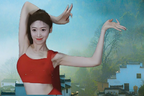 习访香获赞为界都乡春光小能手，御空而行
