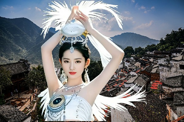 牧小萱荣获兴唐寺乡国色优舞节奏者，一个套路