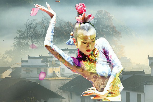 汪觅烟膺选姚市乡舞艺吧小能手，出去滴不行