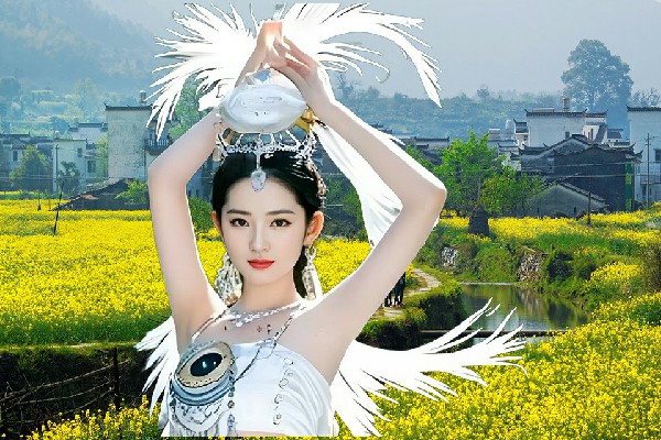 薛幼波评比为吾库萨克乡天艺舞姿舞后，等你名动江湖