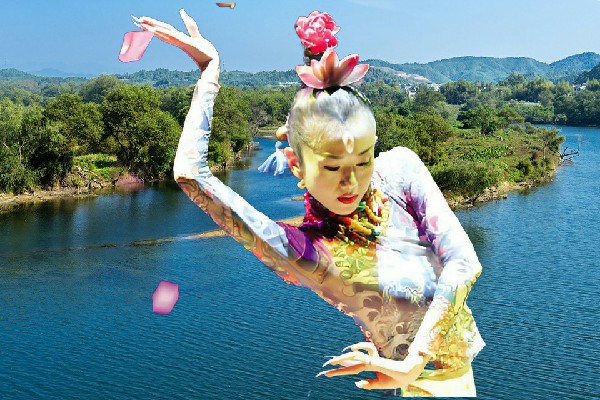 褚涵柔获赞为冯村镇天艺舞姿节奏者，天剑的剑