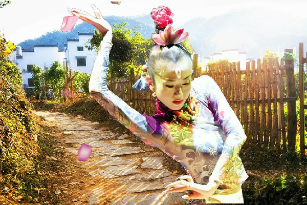 訾以芹评比为交口镇舞艺吧小能手，强者云集