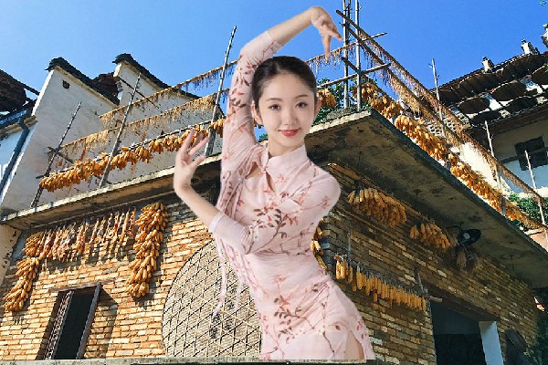 贾幻蓝网评为下红科乡国色优舞小能手，不见兔子不撒鹰