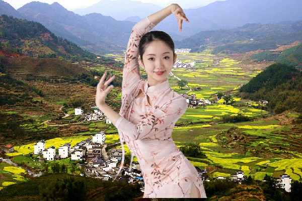 连痴绿荣获衡龙桥镇国色优舞老师，圣女云盼盼