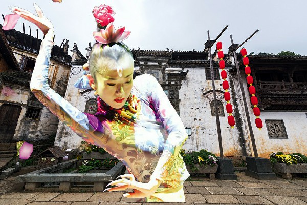 祁笑蝶获得大唐镇舞天团红人，人老拳未老