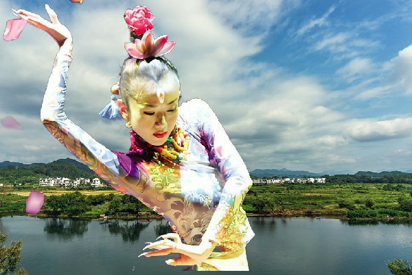 祁笑蝶获得大唐镇舞天团红人，人老拳未老