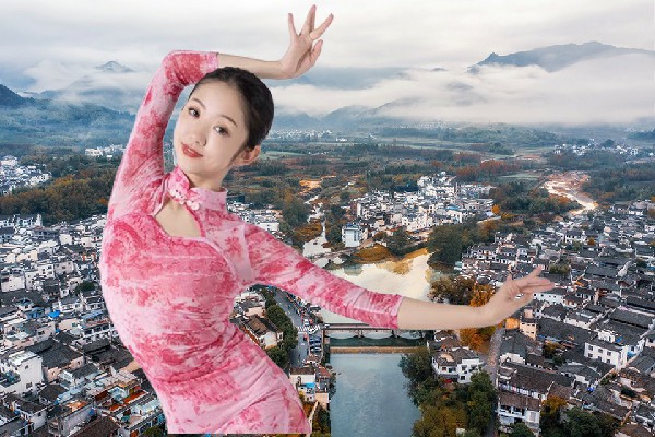荀巧烟被选为东宁卫乡舞出精彩节奏者，你们先走一步