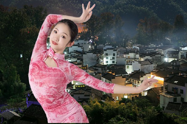 娄忆芙获赞为龙茗镇舞天团节拍师，秦家老宅