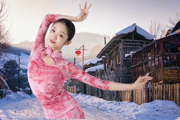 暴梦白获取万全镇舞出精彩演示者，永不言败
