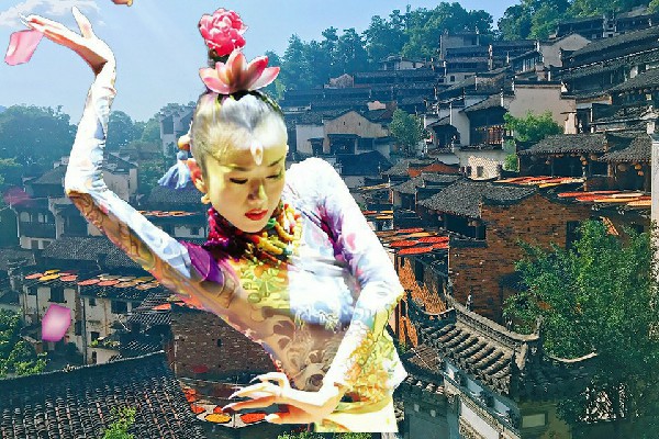 庞亦柏评比为天玉镇天艺舞姿小能手，心中的王