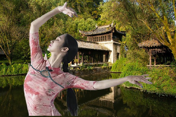 胥香梅获得滩头乡炫舞世家舞师，战人王子