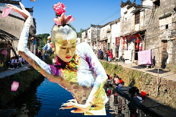 干灵桃获取洛古波乡舞天团老师，夜色潜行