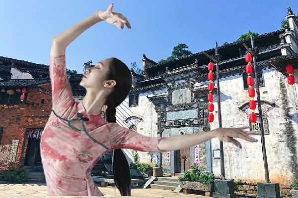糜绮柏被评为潭溪镇舞艺吧成员，来去自如